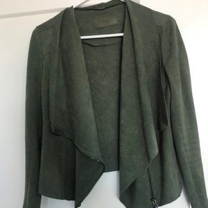 Blank NYC green suede Jacket